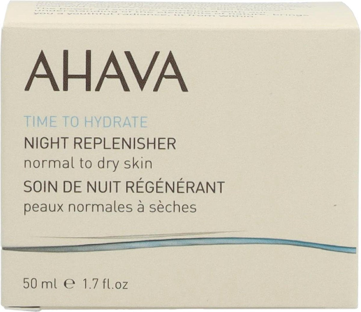 Ahava Creme Ahava Time To Hydrate Creme Night Replenisher Normaal/droge Huid 50 Ml