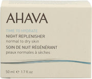 Ahava Creme Ahava Time To Hydrate Creme Night Replenisher Normaal/droge Huid 50 Ml