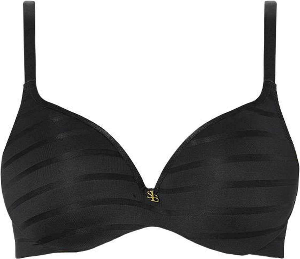 Sapph Amelia Light Push Up Bra Dames Zwart-65E