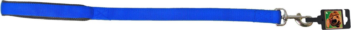 Hondenriem Nylon korthouder “SP” dubbel 25 mm x 60 cm