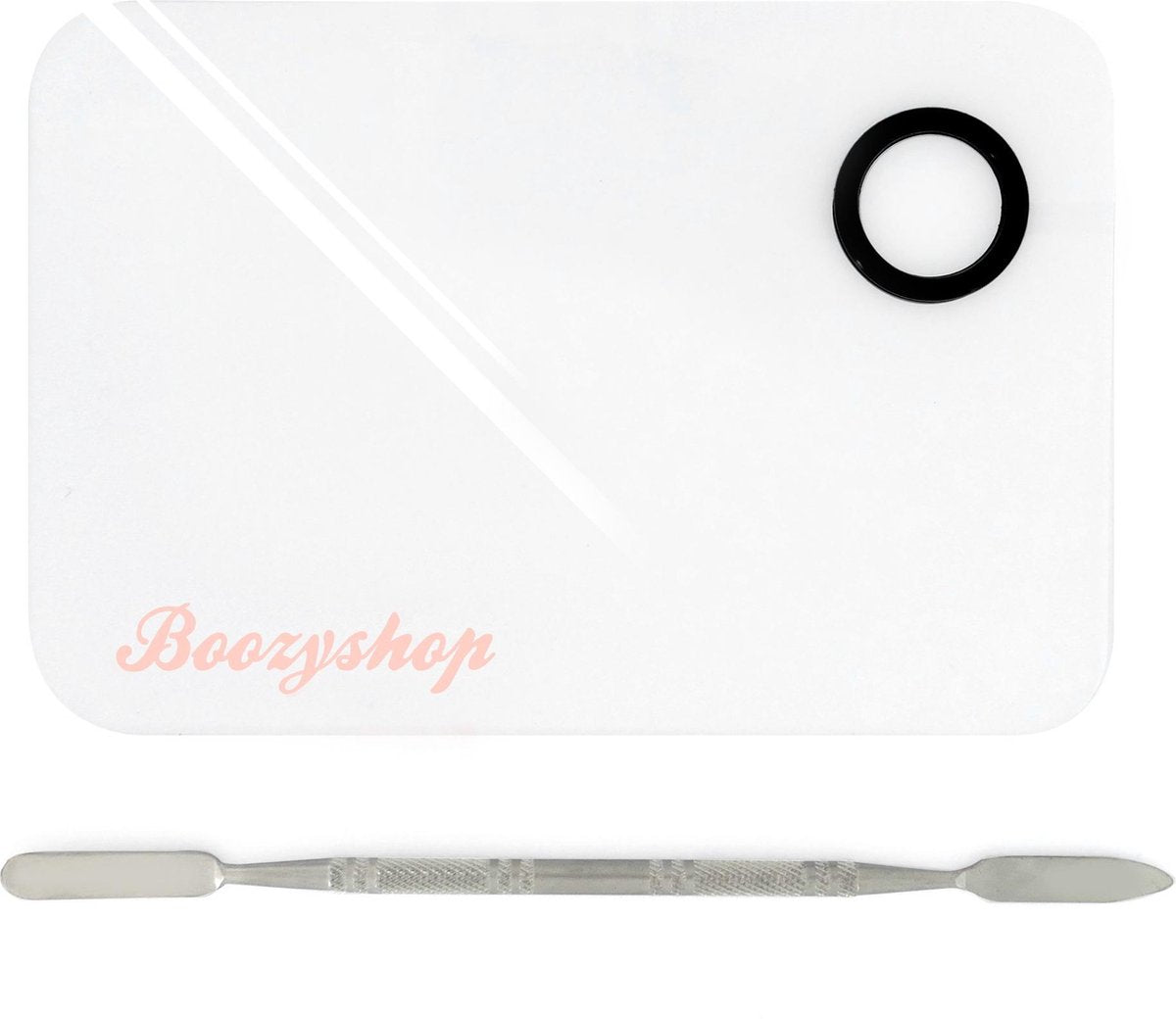 Boozyshop Transparent Makeup Mixing Palette & Spatula