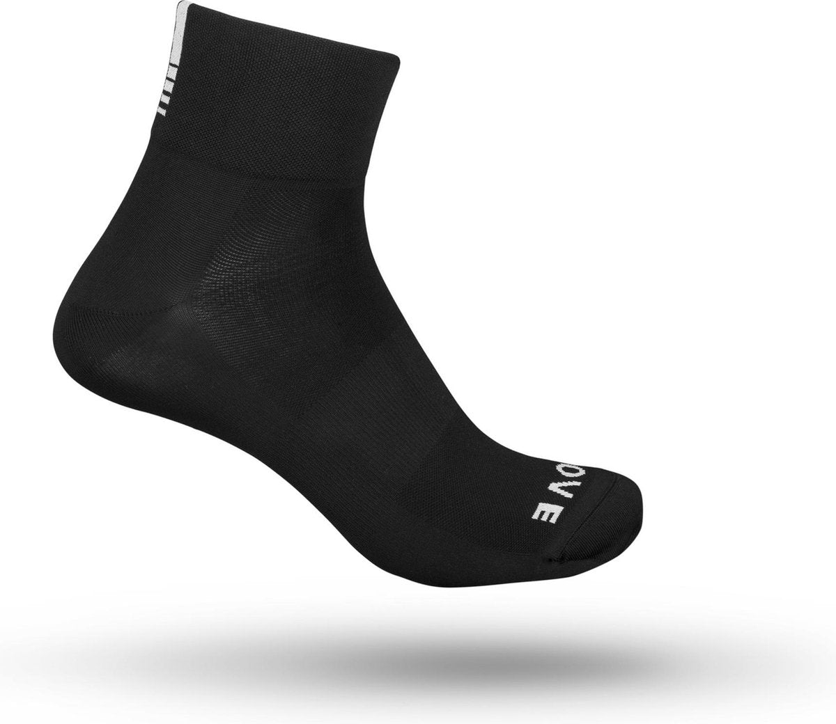 GripGrab Lightweight SL Short Fietssokken - Zwart - Maat S - (38-41)