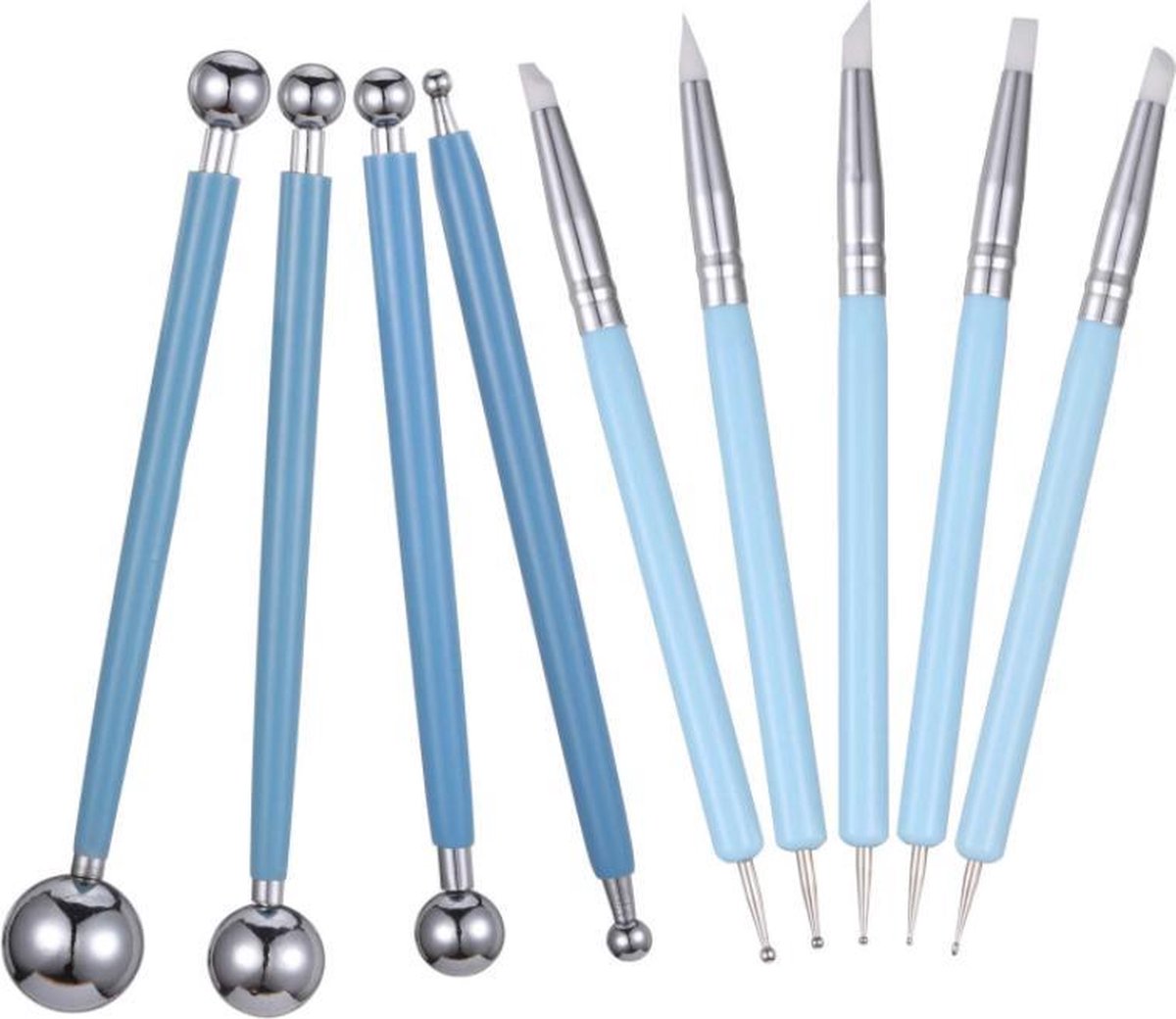 Sculptuur Gereedschap Modelleer Bal Pen Set Rvs