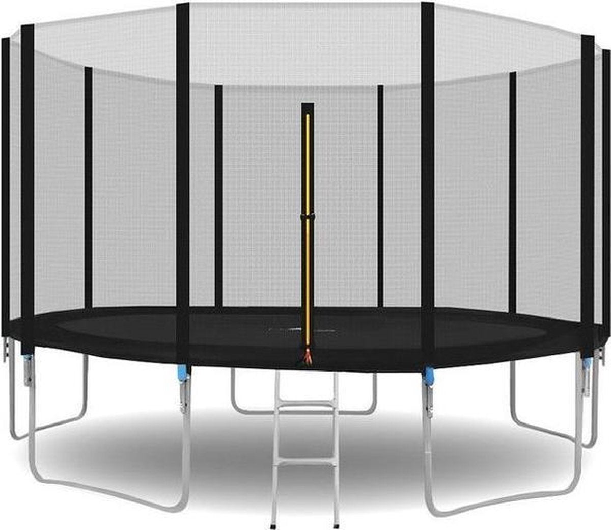 Trampoline met 5 Poten - Intern veiligheidsnet + Ladder - 366 cm