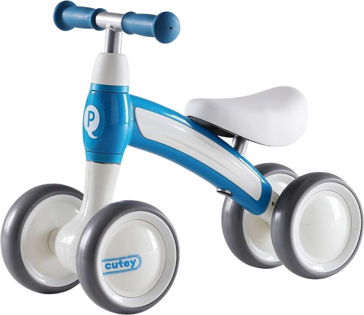 QPlay Cutey Ride On Loopfiets - Jongens en Meisjes - Blauw