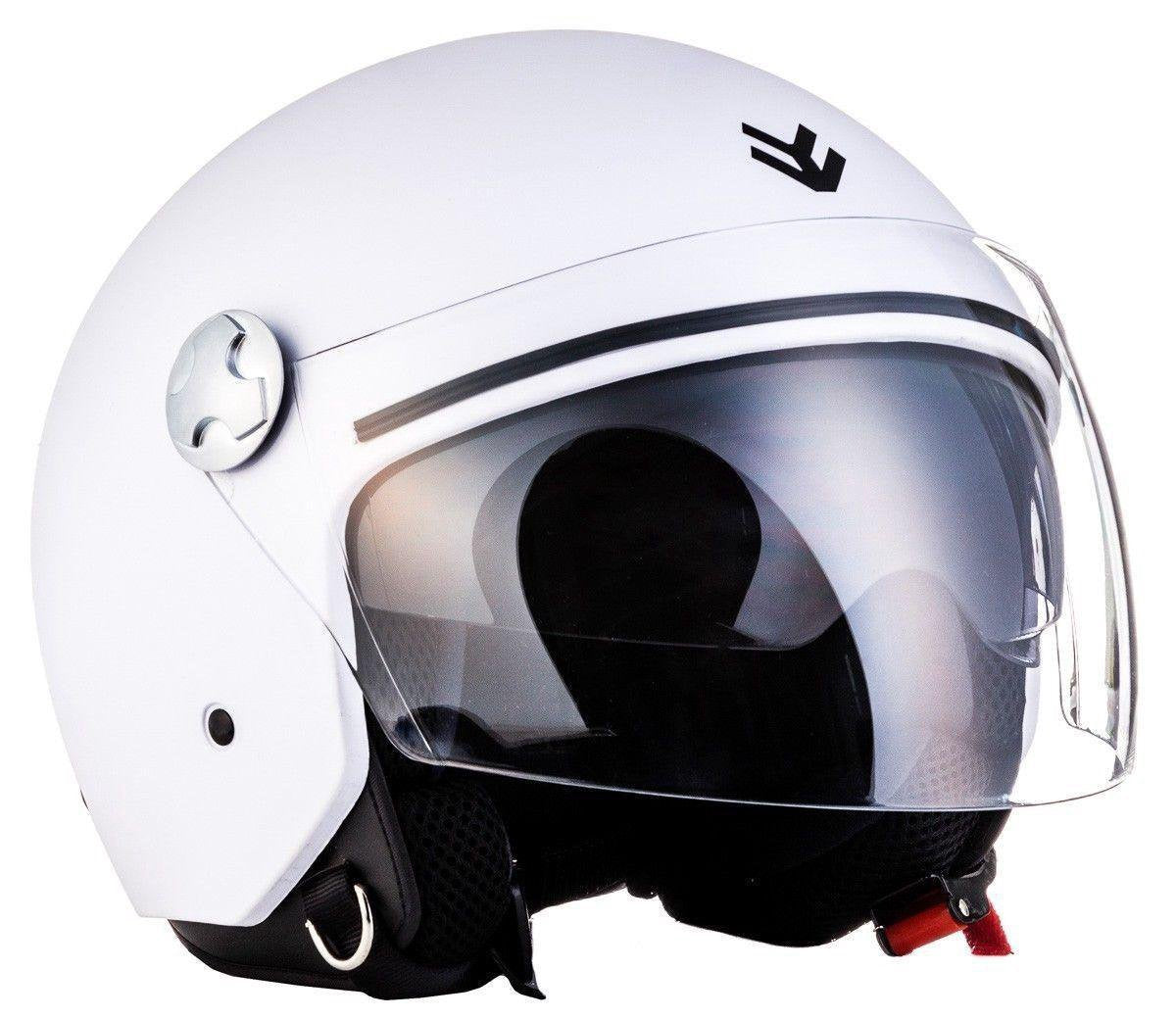 ARMOR AV-64 mat wit open jethelm Vespa scooter helm