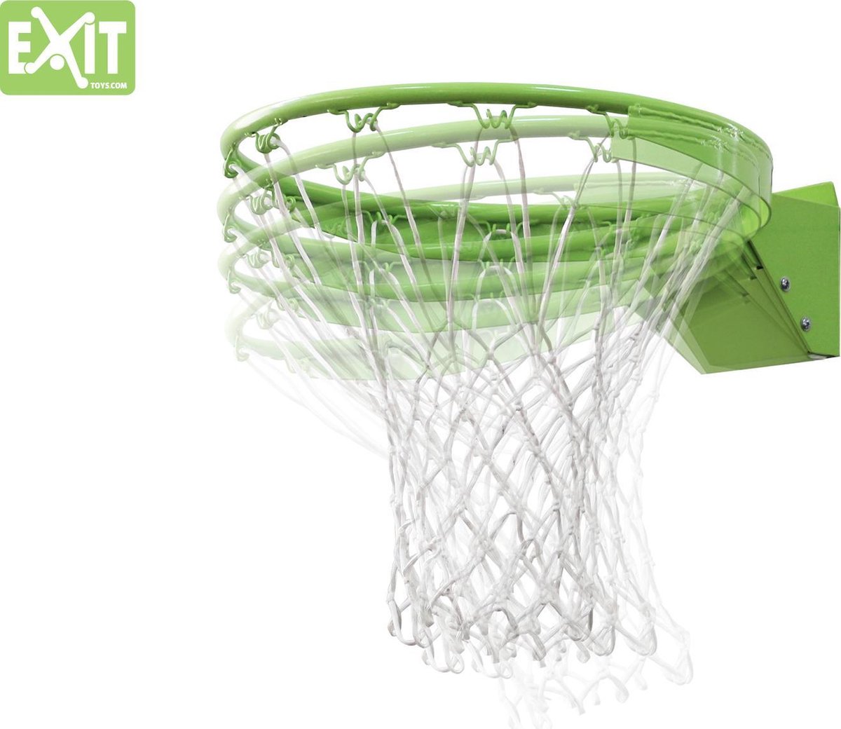 EXIT basketbal dunkring met net - groen