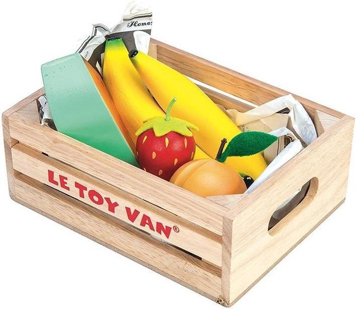 Speelgoedeten - Fruit - In kratje
