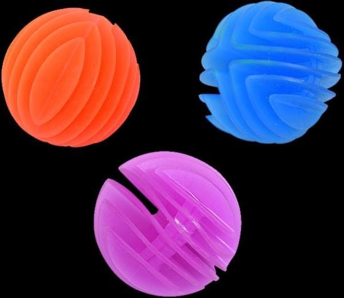 3 x Sensory Flexi Ball – Tactile UV Toy