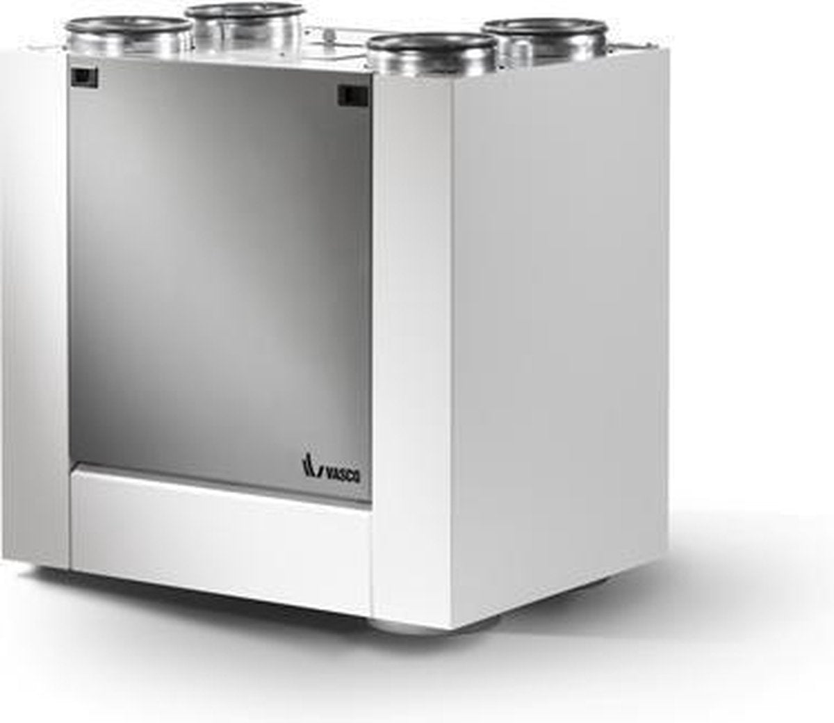 Vasco Ventilatie unit T500 Staal Gelijkstroom Aansluitsnoer randaarde stekker draadloze afstandsbediening