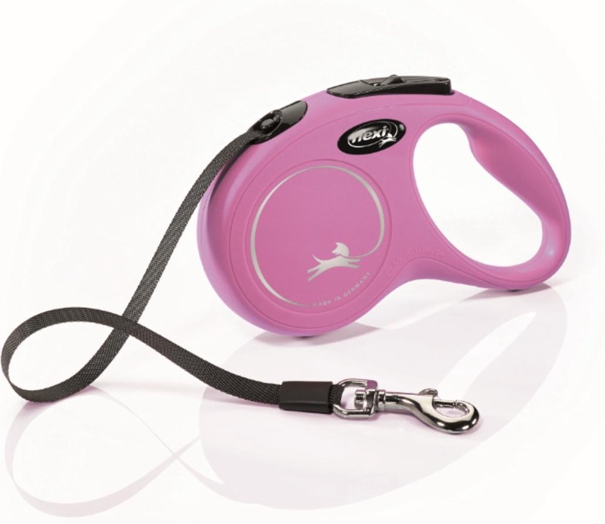 Flexi New Classic Tape - Hondenriem - Roze - S - 5 m