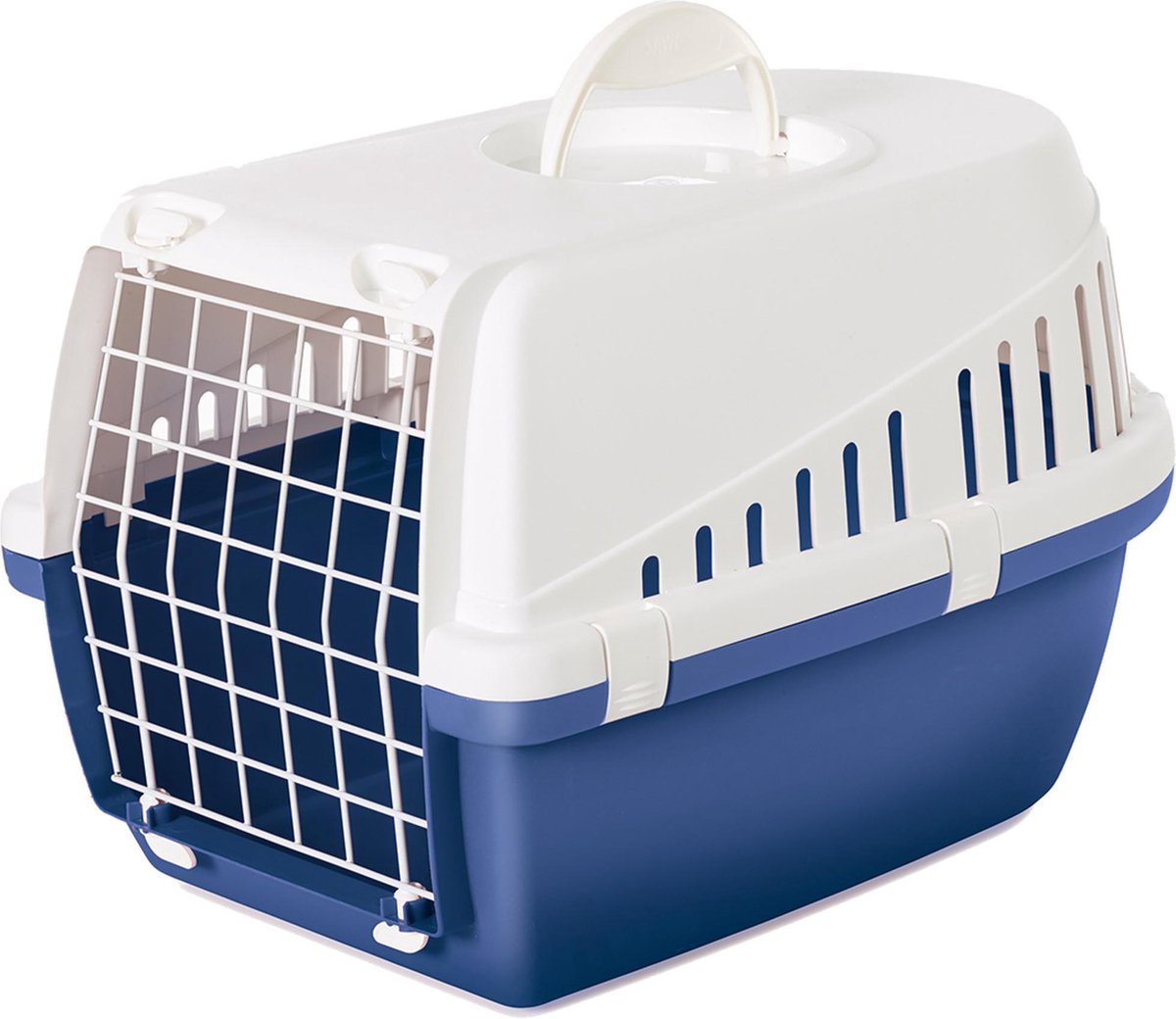 Dierenbenodigdheden Savic Transport Plastiek Trotter Blauw Nordic 49X33X30Cm