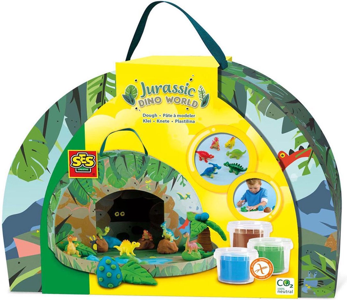Jurassic dino wereld - Speelkoffer
