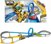Metal Machines - Playset  Speelset - Track Builder - Construction Destruction - Racebaan - met 2 Die-cast Raceauto's