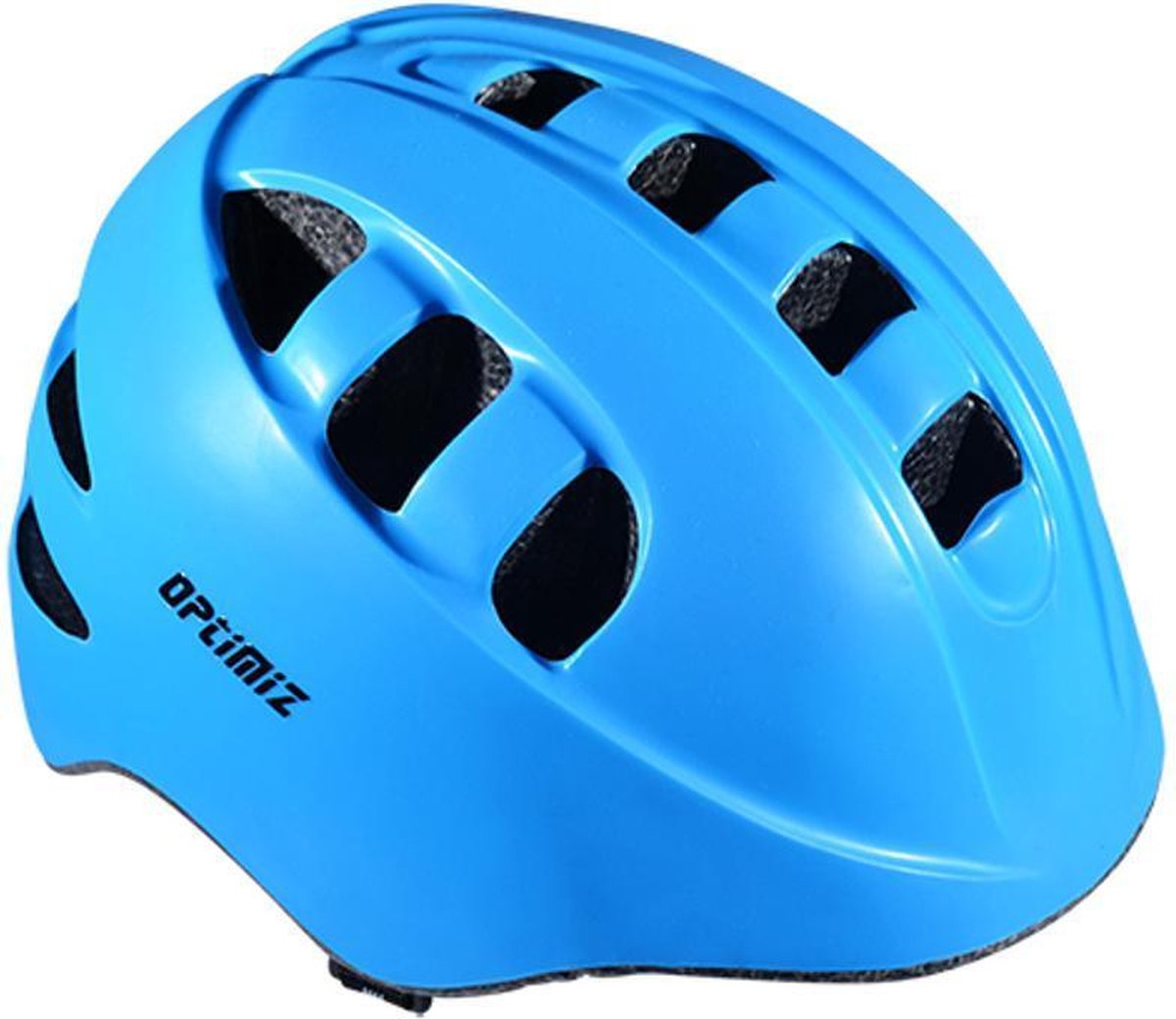 kinderhelm Optimiz - Fietshelm voor kinderen - Kinderfietshelm - Matt Blauw - Small 52-56cm - slechts 210gram