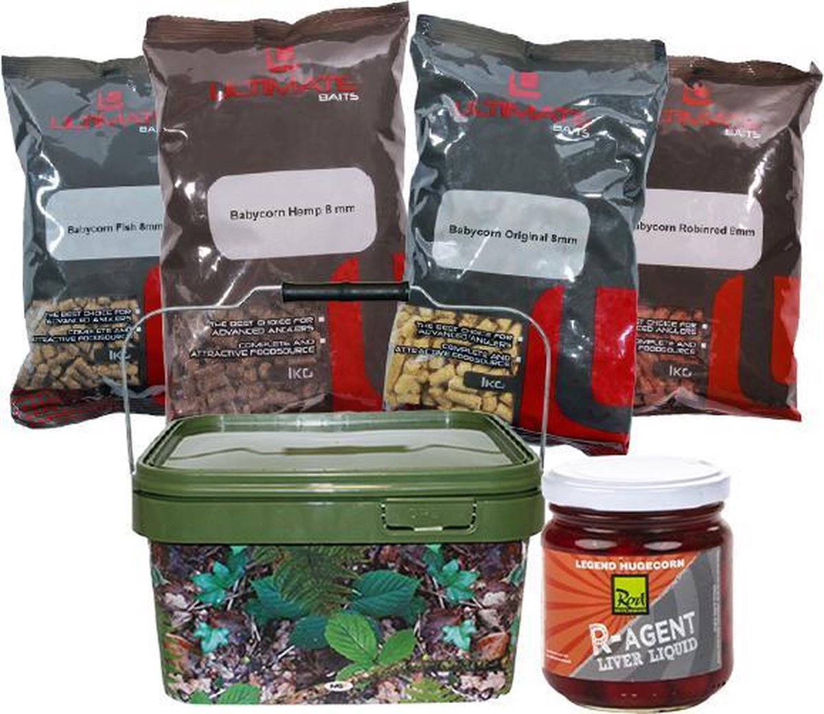 Ultimate Baits Babycorn Pellets Deal | Karper set
