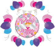 e-Carnavalskleding.nl Feestpakket Prinsessen versiering | Prinsessen pakket Small | Prinsessen Kinderfeest Pakket