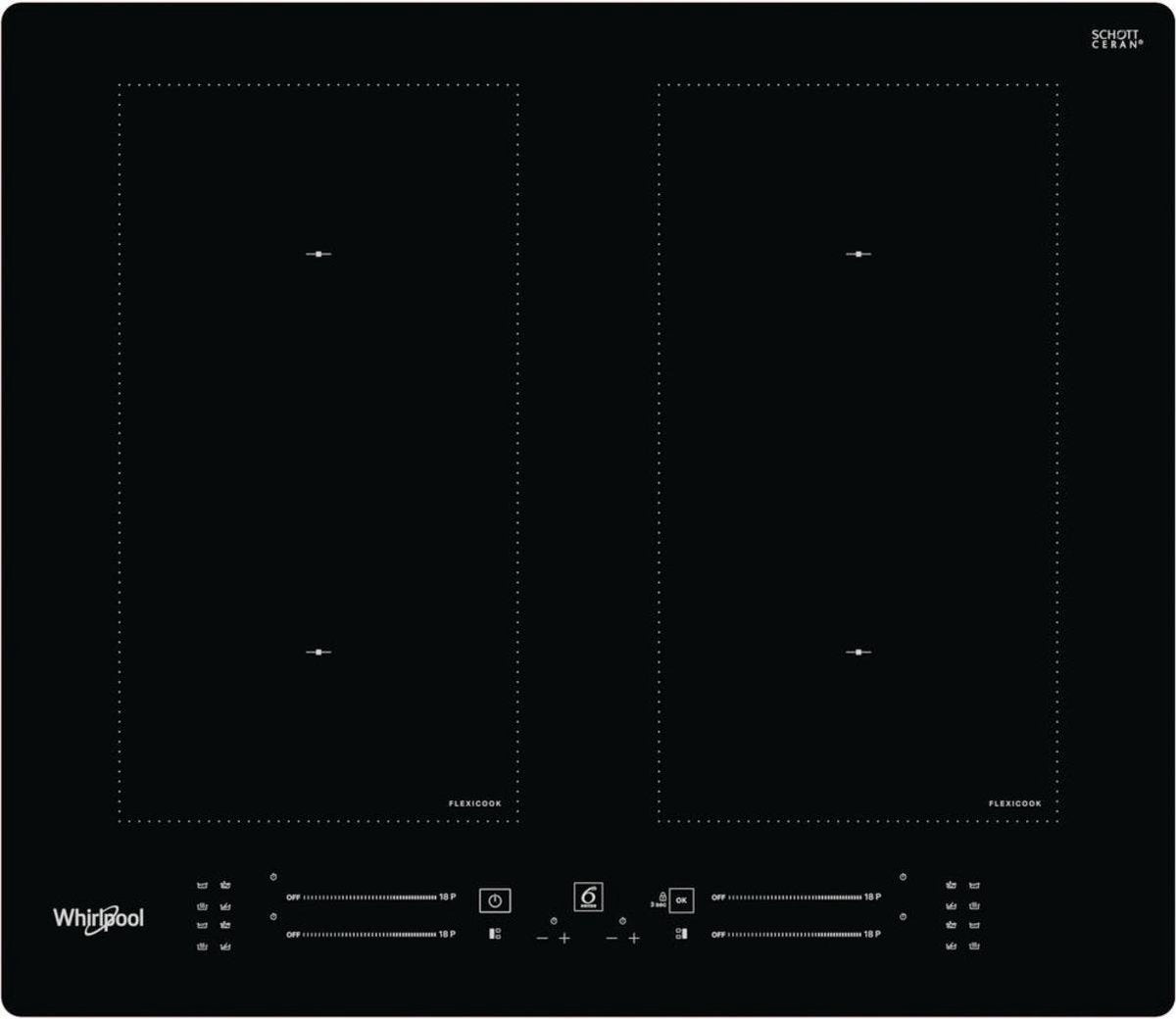Whirlpool WL S1360 NE Inductiekookplaat - Inbouw - 4 kookzones