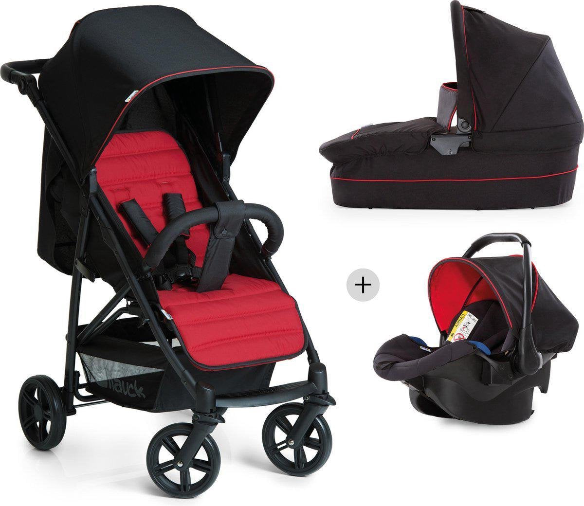 Hauck Rapid 4 Plus Trio Set Kinderwagen - Grijs/Tango