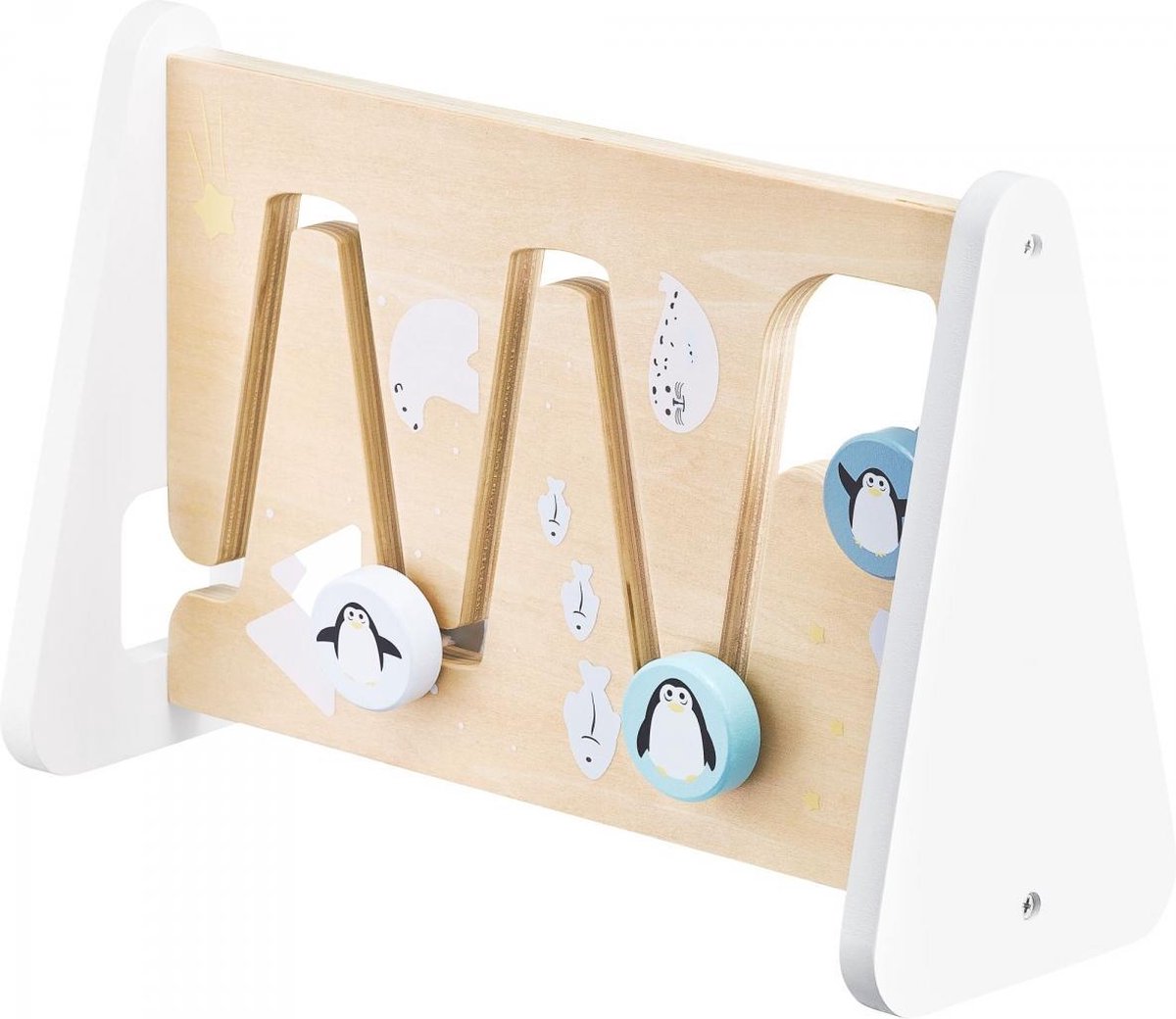 Mamabrum Houten Vormenstoof - Hout Wit Activiteiten Speelgoed