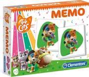 Clementoni - Memo Pocket - 44 Cats - Educatief spel