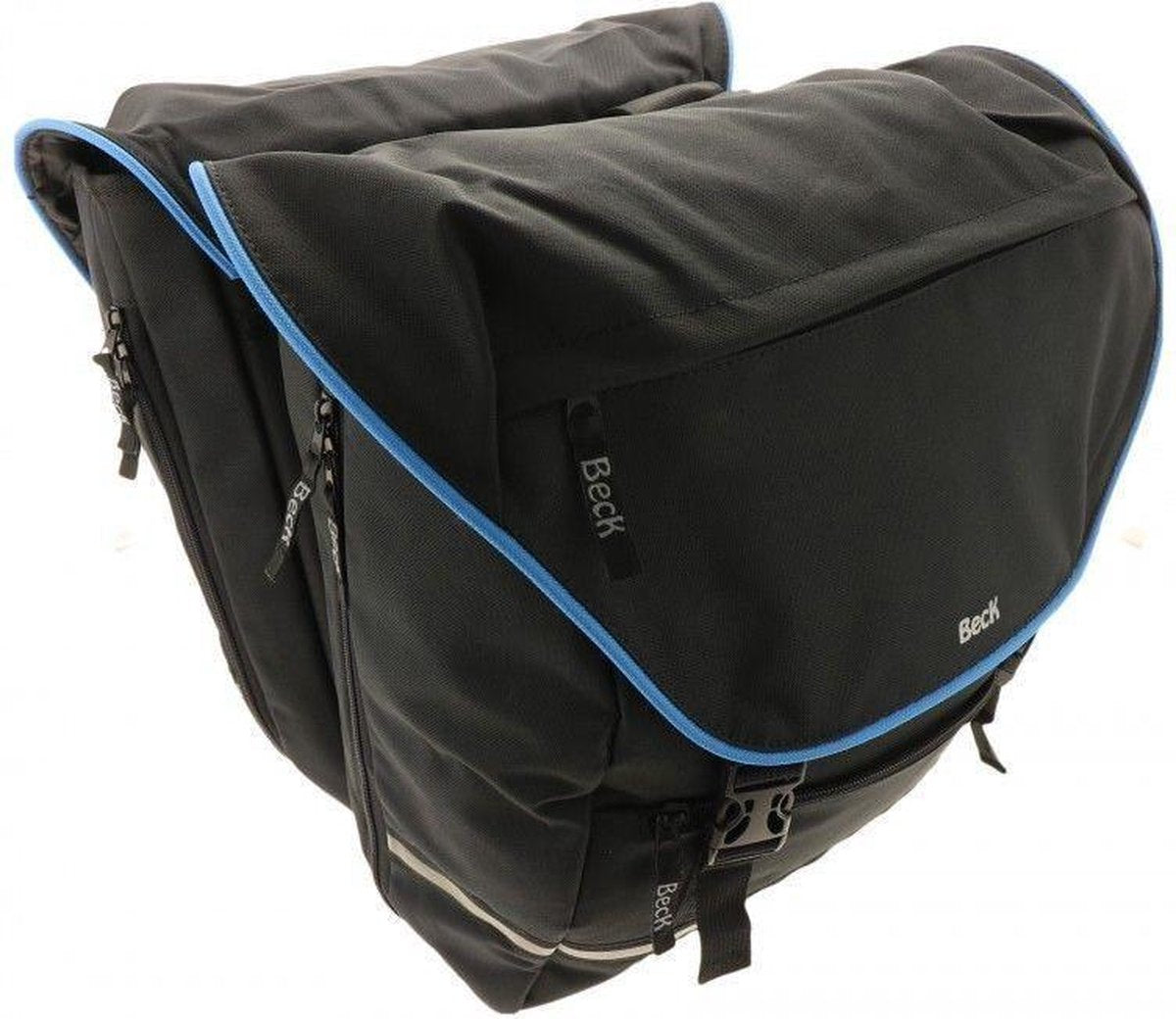 Beck SPRTV XL dubbele fietstas blauw bies 40 L