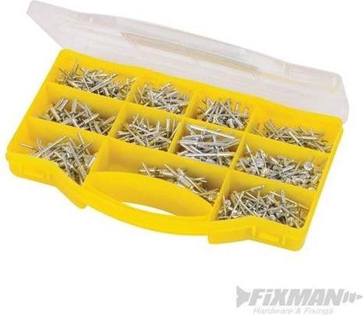 FIXMAN Klinknagel assortiment 650-delig assortiment