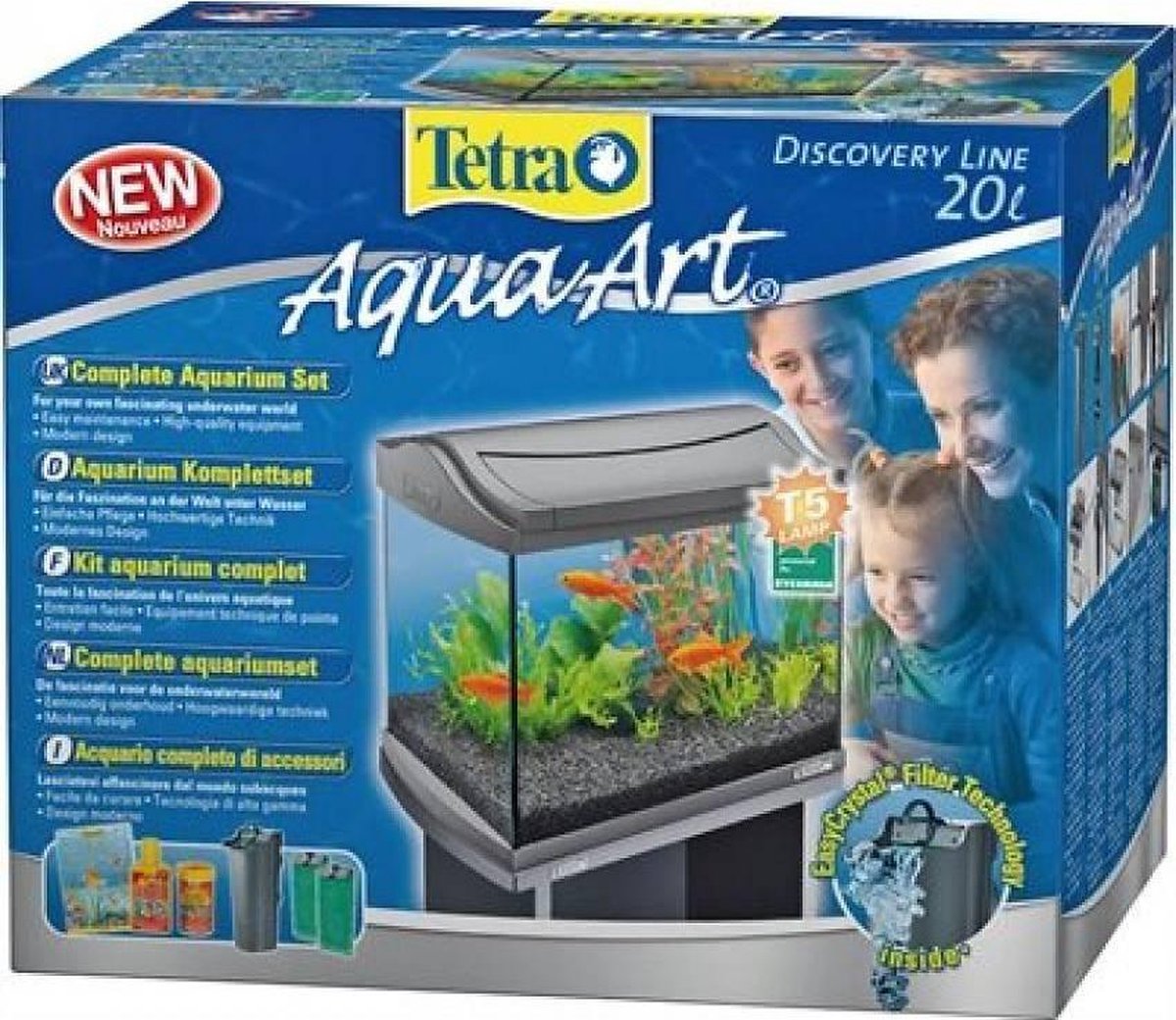 Tetra Aqua Art Aquarium - 35x25x25 cm  - 20L - Zilver