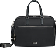 "Samsonite Laptopschoudertas - Karissa Biz 2.0 Bailhandle 15.6"" 2 Comp Black"