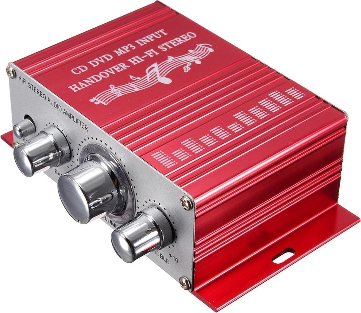 RCA Tulp 2-kanaals hifi-stereoversterker audio versterker - Rood