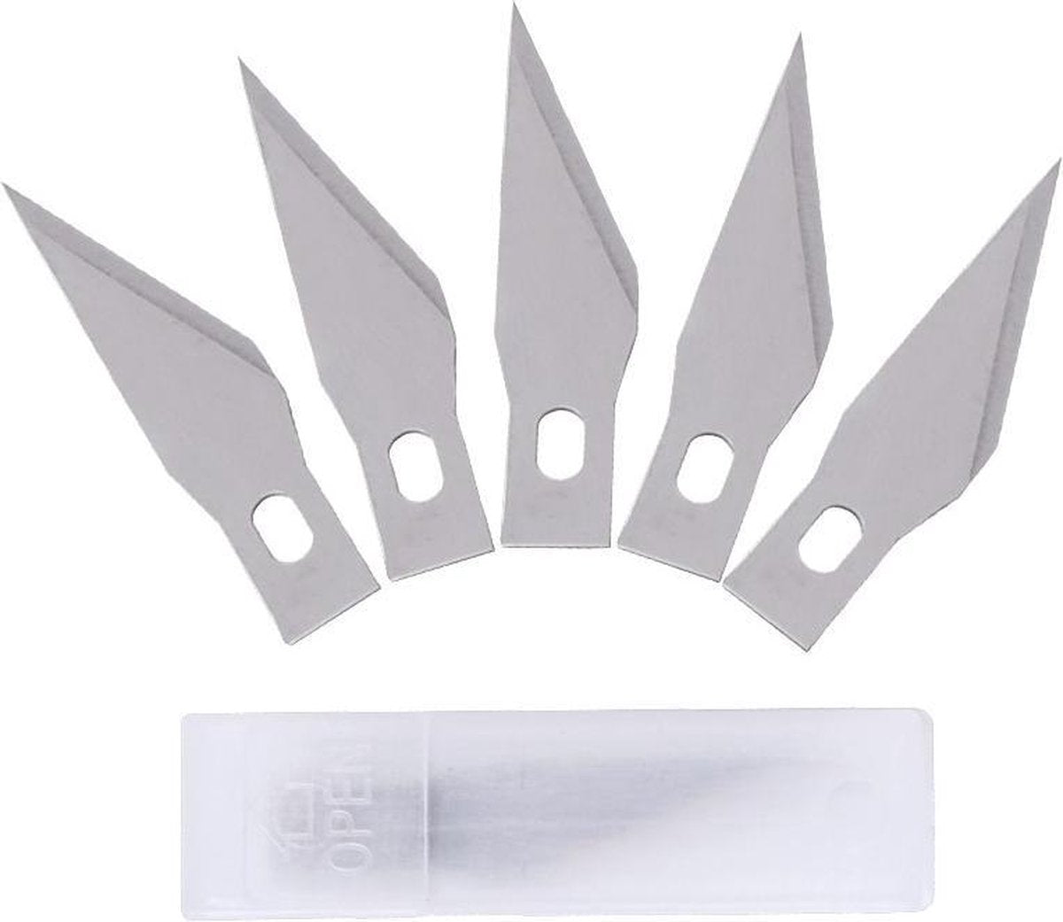 Simple Art 5x reserve mesjes voor hobbymes standaard  No:11/5pcs