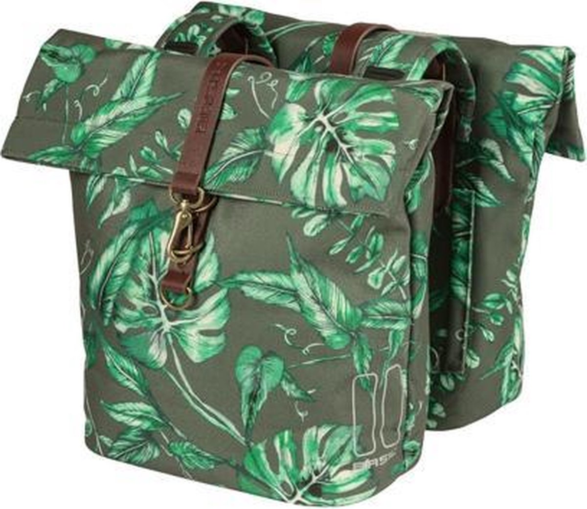 Basil Ever-Green Dubbele fietstas - Groen - 32 Liter