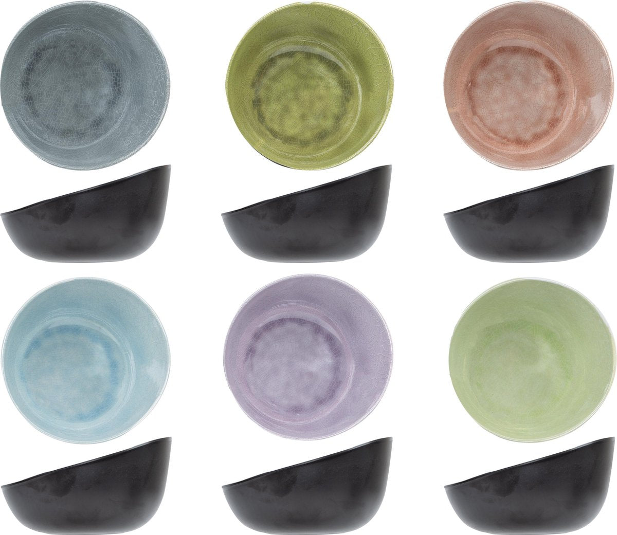 COSY & TRENDY SERVIES SET VAN 6 KOMMETJES