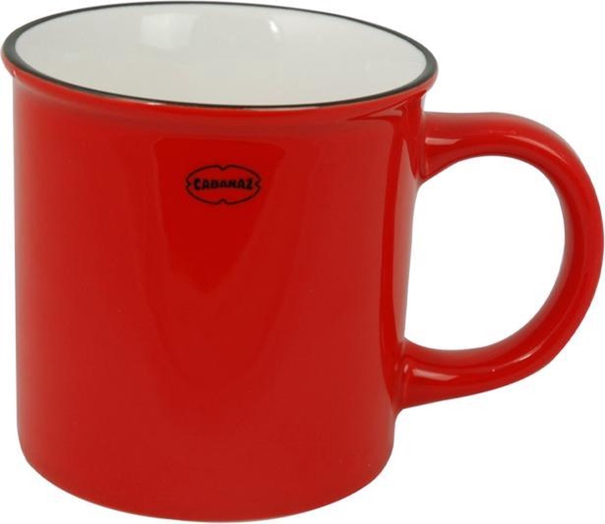 Cabanaz koffie/thee mok - 250 ml - Rood