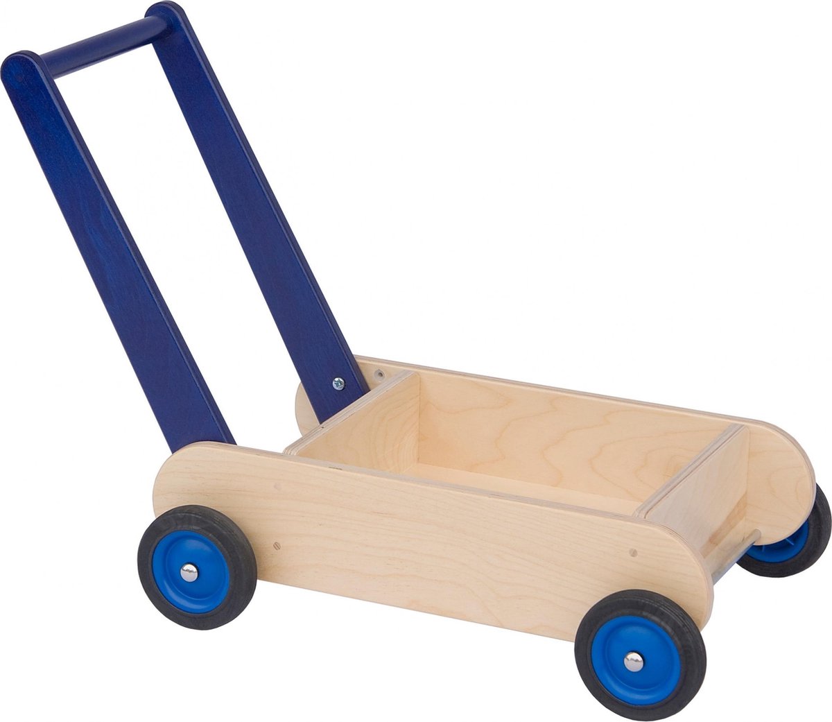 Van Dijk Toys Blokkenduwwagen 55 Cm Blauw