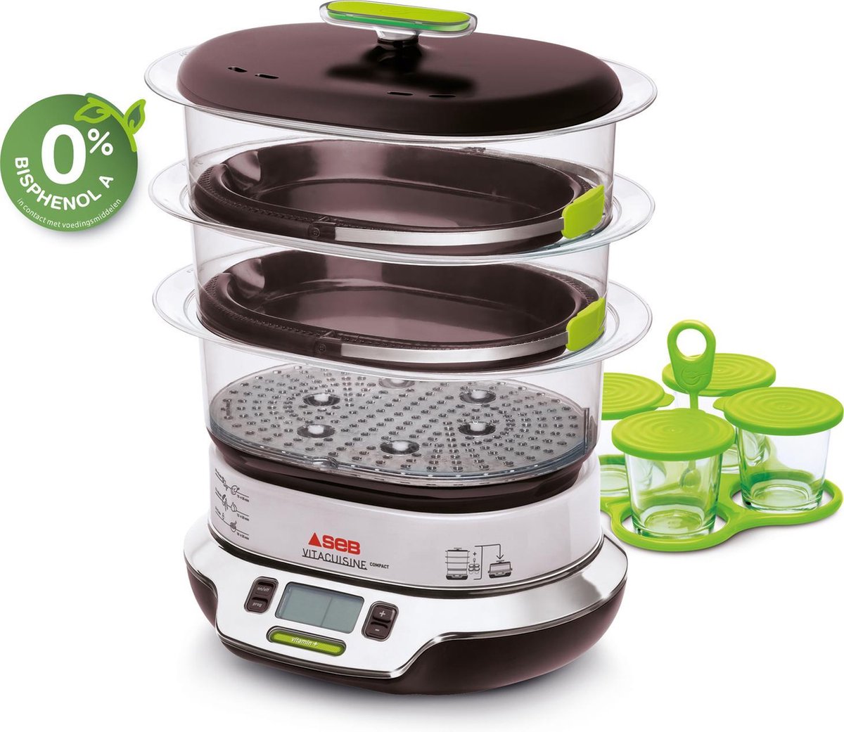 SEB Vitacuisine Compact VS405E00 - Stoomkoker