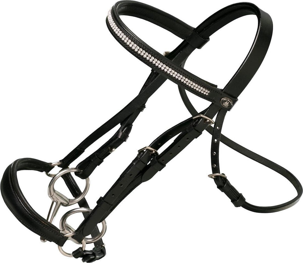 MHS Hoofdstel Dragonfly Zwart Minipaard