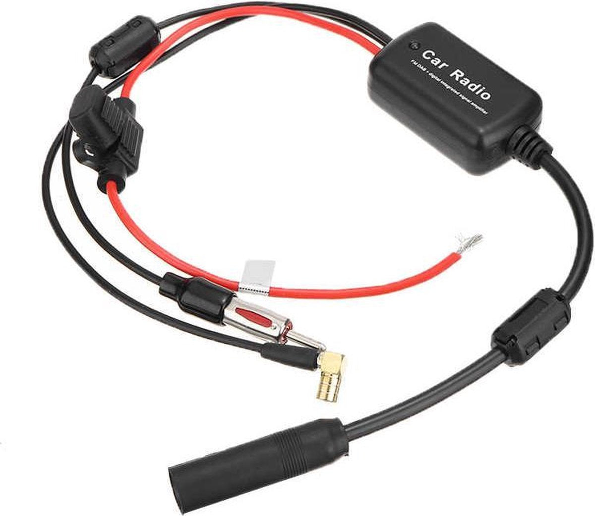 Procar - ANT-208PLUS - Universal DAB+/FM/AM Auto Antenne Radio Signaal Amplifier Booster