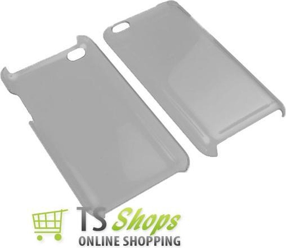 Apple iPod touch 4th Crystal hard Case Transparant Zwart/Black