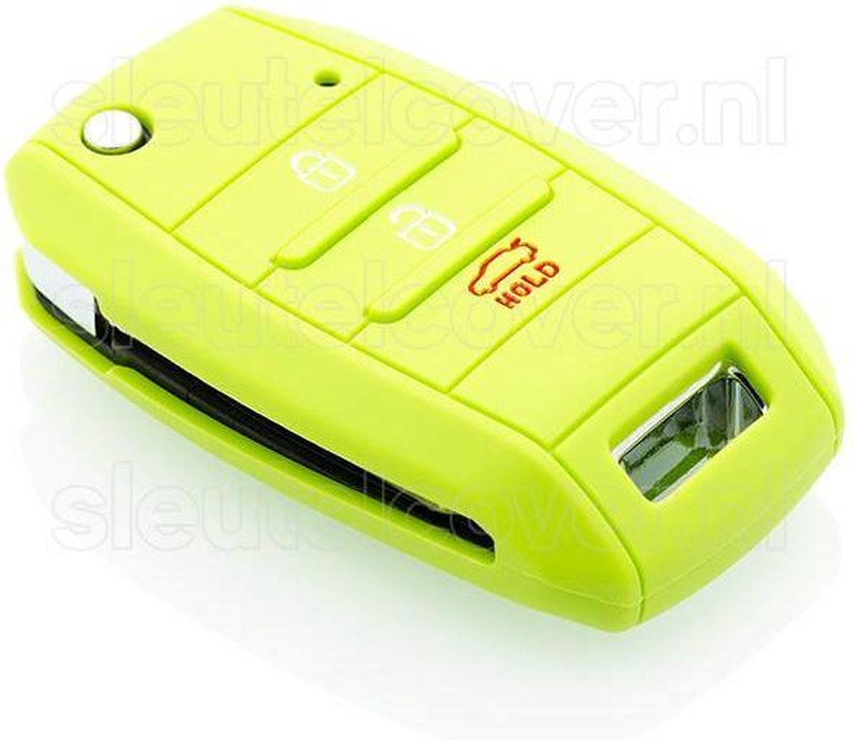 Hyundai SleutelCover - Lime groen / Silicone sleutelhoesje / beschermhoesje autosleutel