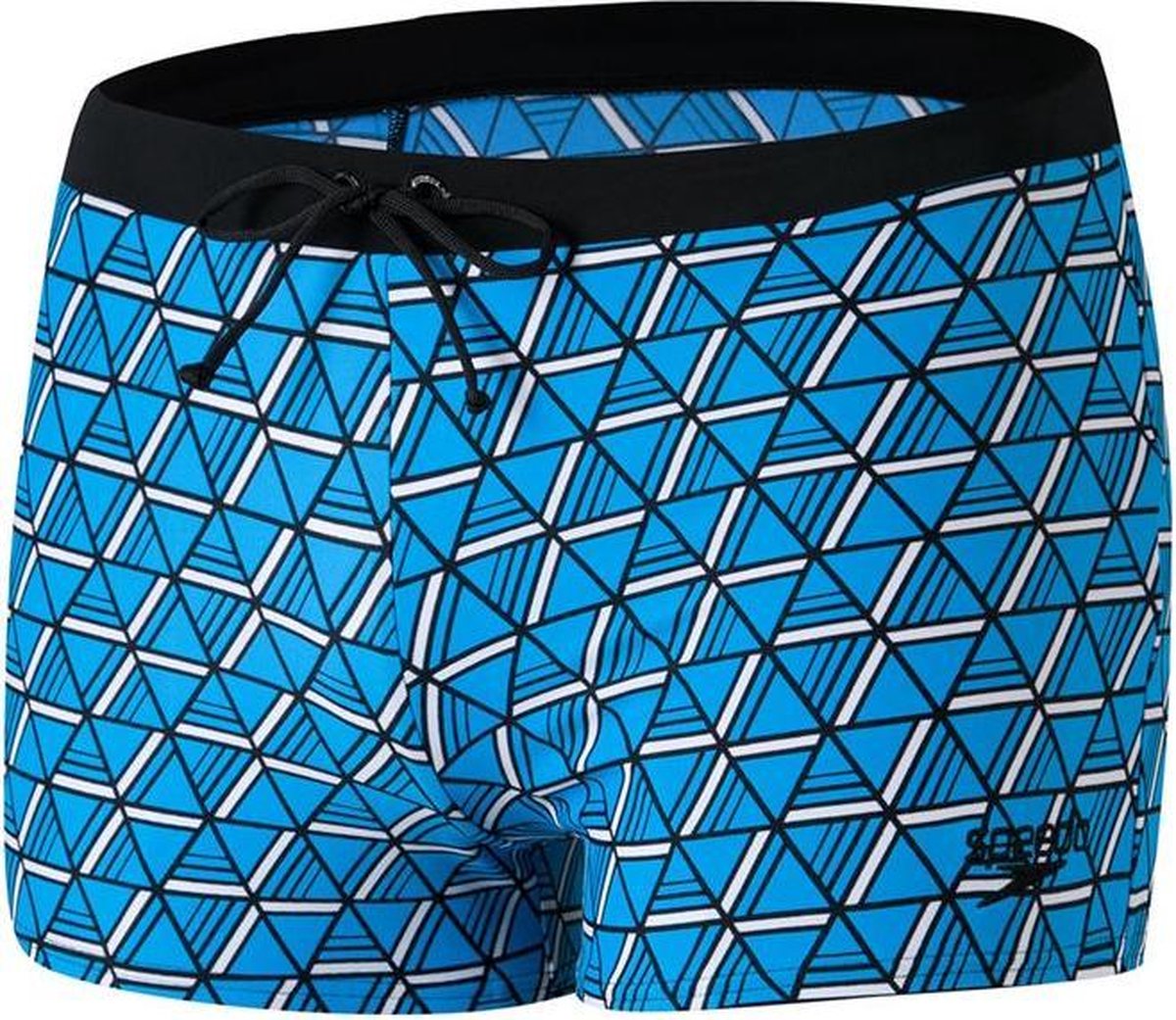 Speedo aquashort valmilton optic blok blauw - XXL