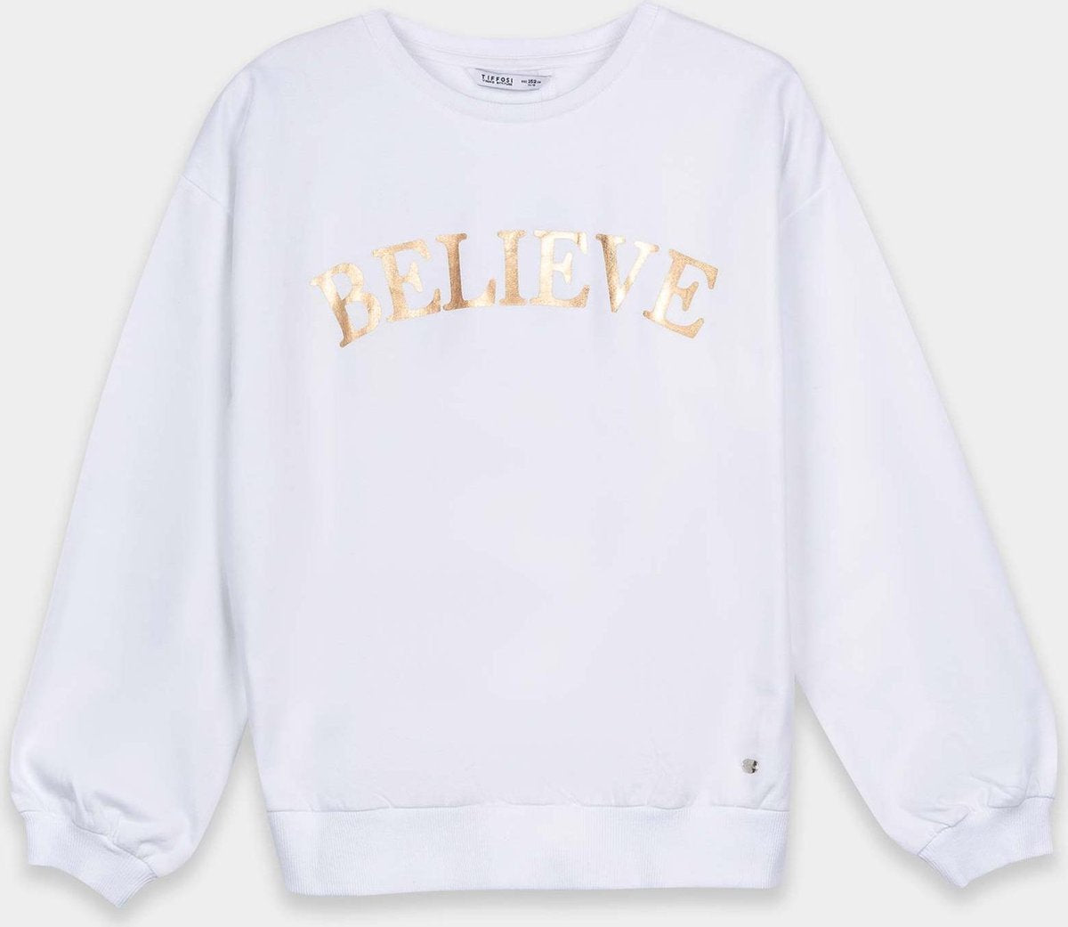 Tiffosi witte sweater Believe maat 128