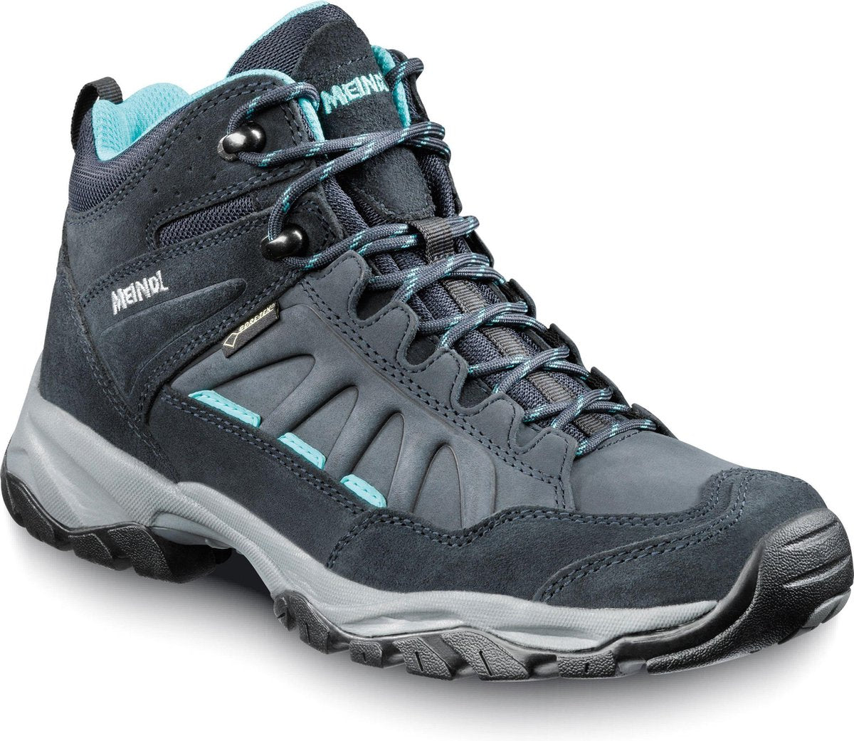 Meindl wandelschoen - Nebraska mid gtx - dames I blauw - 39.5