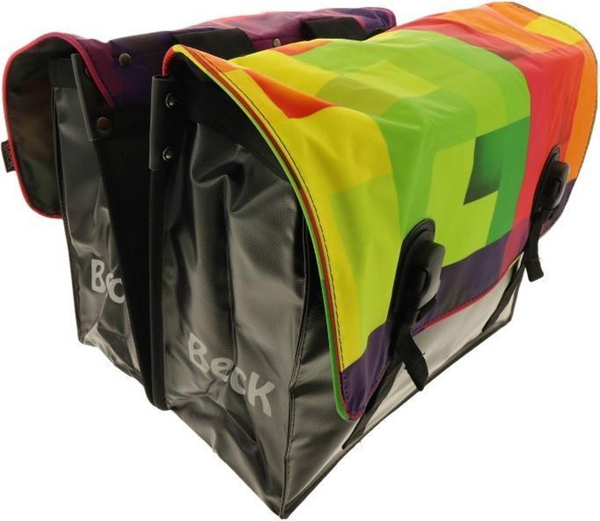 BECK Classic Blocks Dubbele Fietstas 46 Liter