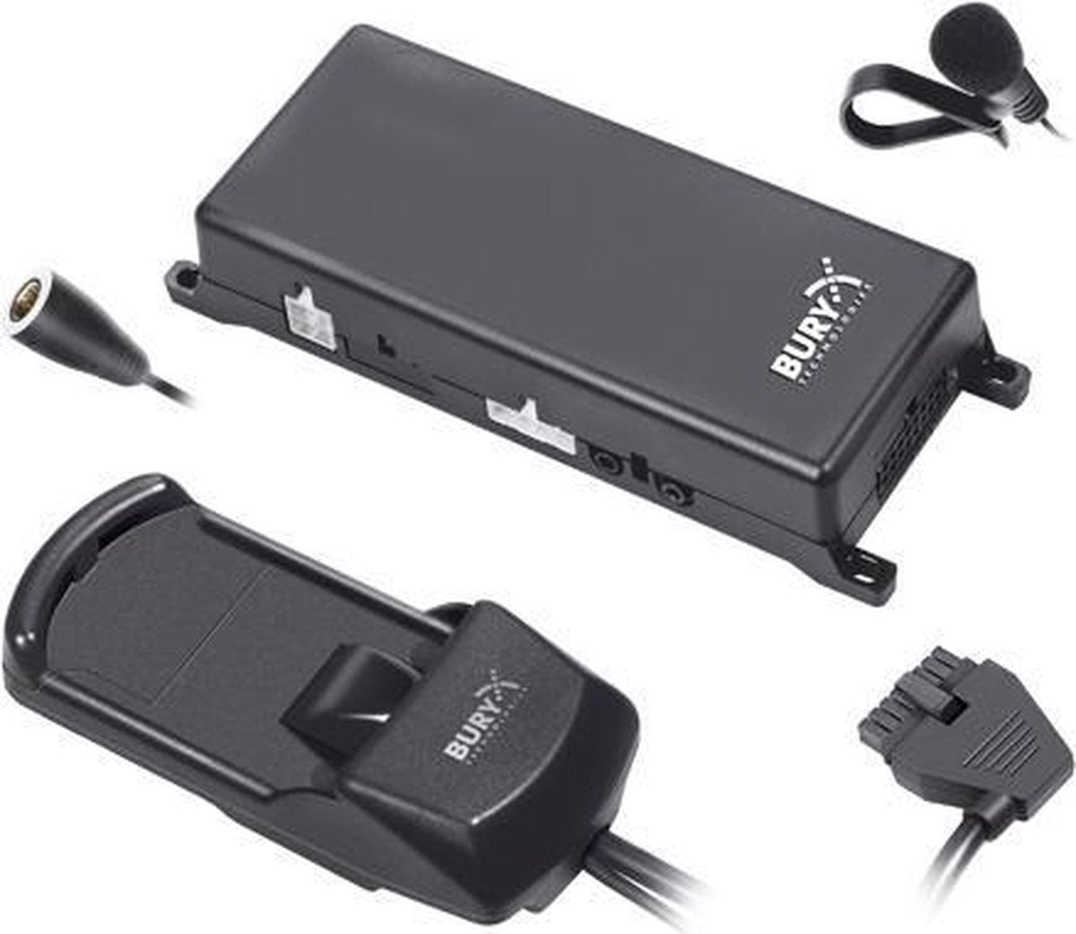 Bury UNI CarTalk IV Auto Actieve houder Zwart