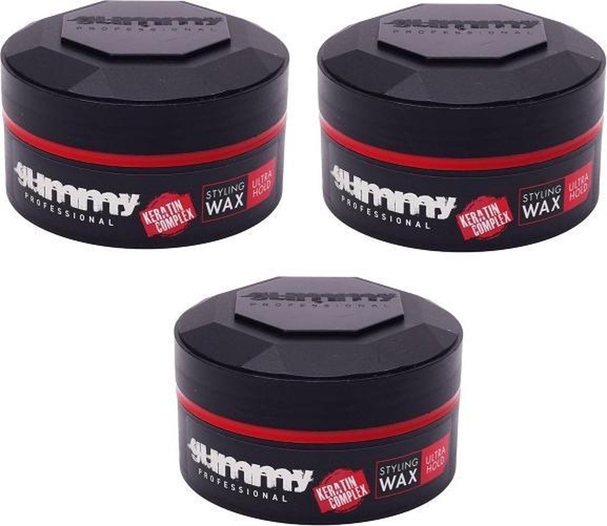 Fonex Gummy Keratin Complex Styling Wax Ultra Hold + Gratis Styling Comb