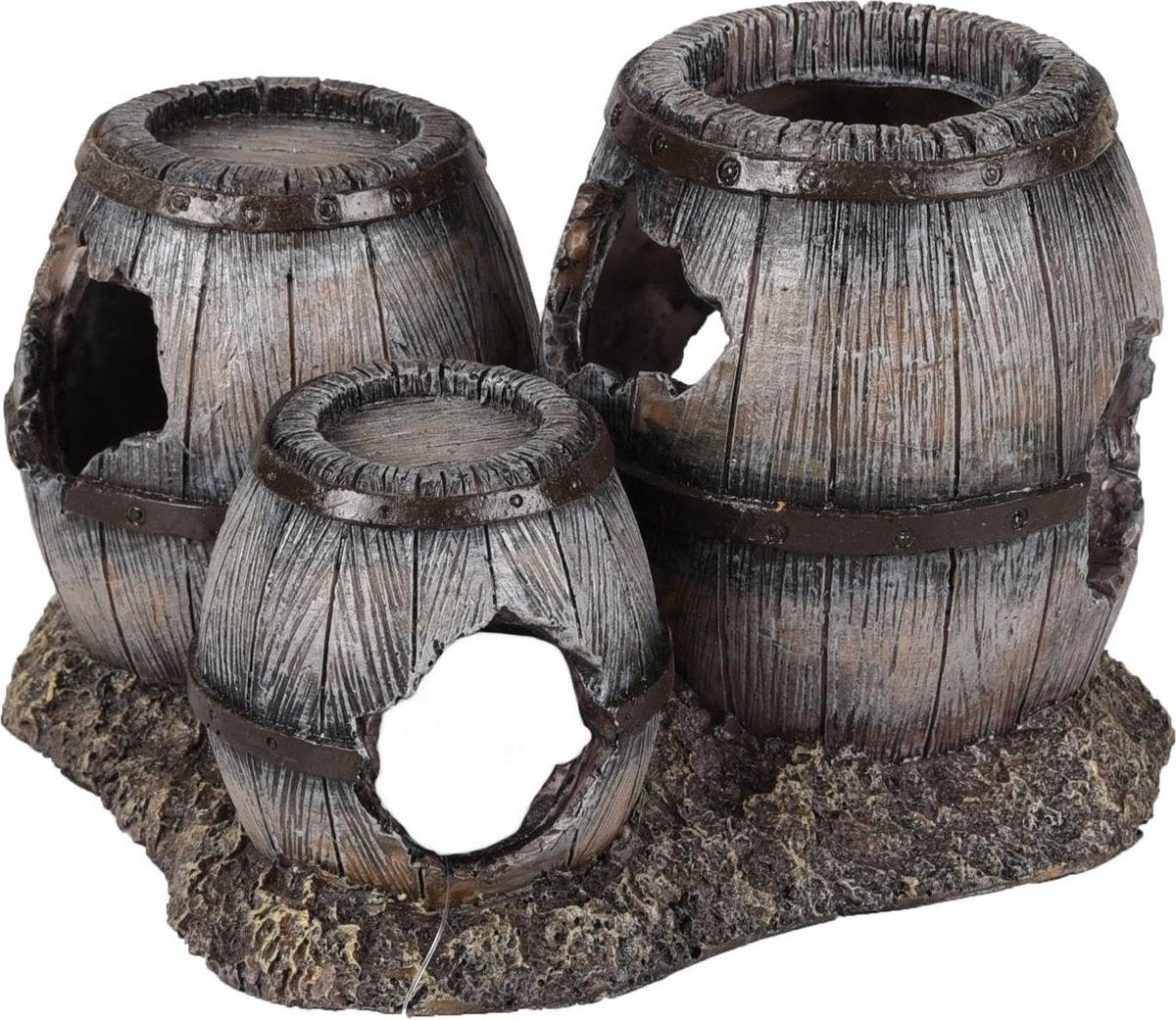 Aquarium decoratie Barrie Tonnen Staand - 16 x 13 x 10 cm