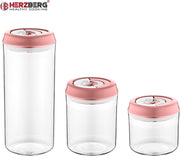 Herzberg HG-CK785: Vacuüm-voorraadpotenset -HG-CK785 - Grijs