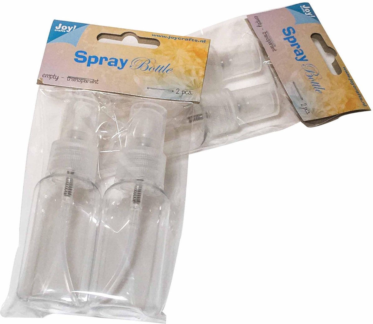 Sprayflesjes voor vloeistof 2x 2 flesjes / Waterflesjes /Desinfectie flesjes.
