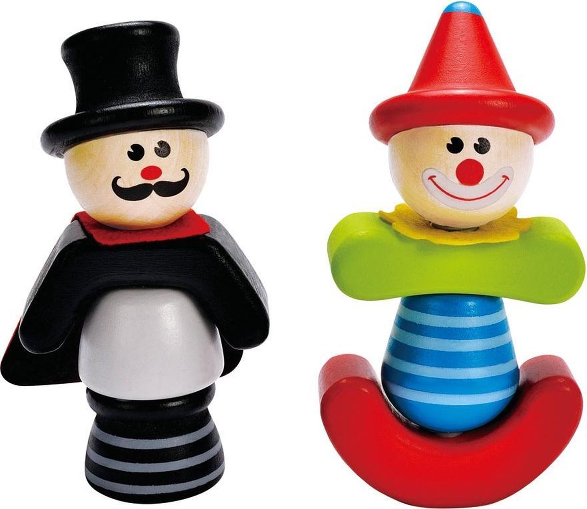 Hape Houten Stapelfiguren Circus 10-delig